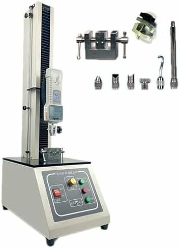 آلة اختبار الشد الكهربائية، مقياس القوة الرقمي 10N-2000N، السكتة الدماغية 450 مم، اختبار سحب الدفع مع حماية التحميل الزائد للمنسوجات والرياضة والأبحاث (سعة 500N) in Kuwait