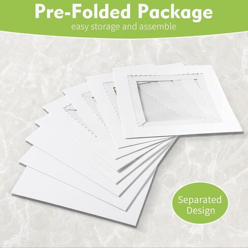 10 Pcs Cake Boxes, 12x12x8 Inch Tall Cake Box with Clear Window, White Cardboard Bakery Boxes, Disposable Cake Transport Containers with Lids for Multi-Layer Cakes Pie Dessert Wedding Birthday in Saudi Arabia