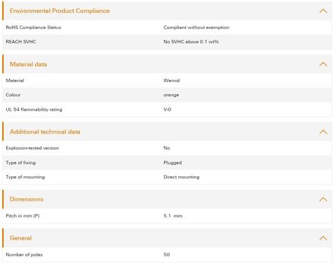 5pcs WEIDMULLER ZQV 2.5N/50 1527730000 Cross-Connector Terminal Orange New in Kuwait