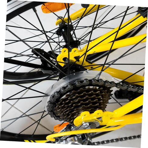 5pcs Transparent Bike Protector Covers for Mountain and Road Easy to Install Wear-Resistant Accessory for Wheel in Saudi Arabia