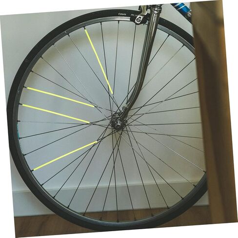 VICASKY 75 PCS Motorcycle Dirt Bike Wheel Rim Covers Fluorescent Yellow Wheel Rim Protectors Kit Durable and Simple to Install Bike Accessories in Saudi Arabia