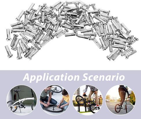 100pcs Caps for Easy Install Wire End Caps for Folding Cycles Protective Function for Enhanced Wheel Longevity in Saudi Arabia