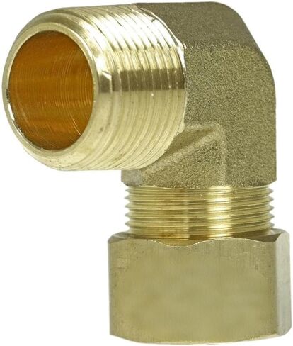 69JJ تركيب كوع ضاغط الهواء - لجزء توصيل أنظمة أنابيب ضاغط الهواء - كوع مطروق - 3/4 بوصة × 3/4 بوصة ضغط X ذكر 90 درجة 200 رطل لكل بوصة مربعة أصفر - أجزاء ضاغط الهواء in Kuwait