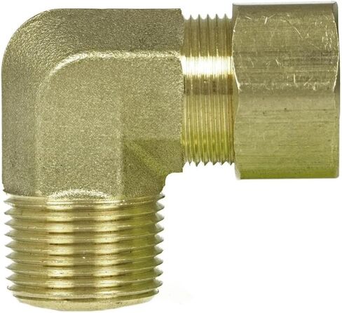 69JJ تركيب كوع ضاغط الهواء - لجزء توصيل أنظمة أنابيب ضاغط الهواء - كوع مطروق - 3/4 بوصة × 3/4 بوصة ضغط X ذكر 90 درجة 200 رطل لكل بوصة مربعة أصفر - أجزاء ضاغط الهواء in Kuwait