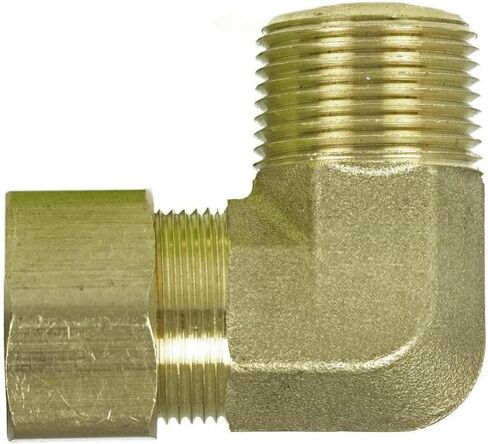 69JJ تركيب كوع ضاغط الهواء - لجزء توصيل أنظمة أنابيب ضاغط الهواء - كوع مطروق - 3/4 بوصة × 3/4 بوصة ضغط X ذكر 90 درجة 200 رطل لكل بوصة مربعة أصفر - أجزاء ضاغط الهواء in Kuwait