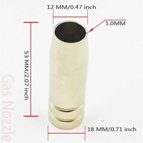 5/10 قطعة 15AK فوهة الغاز اليورو نمط MIG لحام بندقية تلميح درع كوب ل MB-14AK/15AK الشعلة tig ملحقات لحام in Saudi Arabia