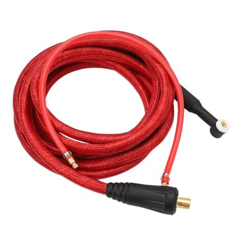 WP9F 4M Red Super Soft Hose Braided Air-Cooled Complete TIG Welding Torch 35-70 Connector tig Welding Accessories in Saudi Arabia