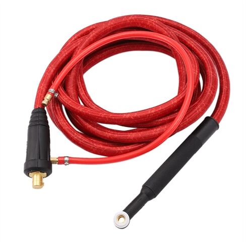 WP9F 4M Red Super Soft Hose Braided Air-Cooled Complete TIG Welding Torch 35-70 Connector tig Welding Accessories in Saudi Arabia
