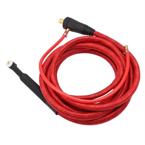 WP9F 4M Red Super Soft Hose Braided Air-Cooled Complete TIG Welding Torch 35-70 Connector tig Welding Accessories in Saudi Arabia