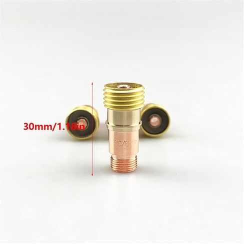 17GL Collet Body Stubby Gas Lens Lenz Connector with Mesh for PTA DB SR WP-17/18/26 Torch Welding Accessories tig Welding Accessories in Saudi Arabia