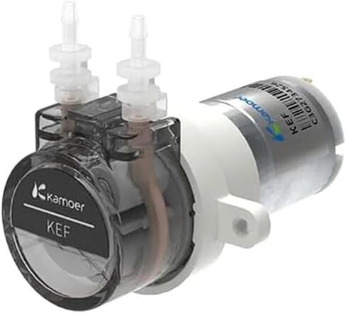 Micro Peristaltic Pump 12V DC KEF Low Flow Liquid Dosing Pump DIY 3mm ID×5mm OD 85ml/min(KEF-HB1P10-2PCS) in Saudi Arabia