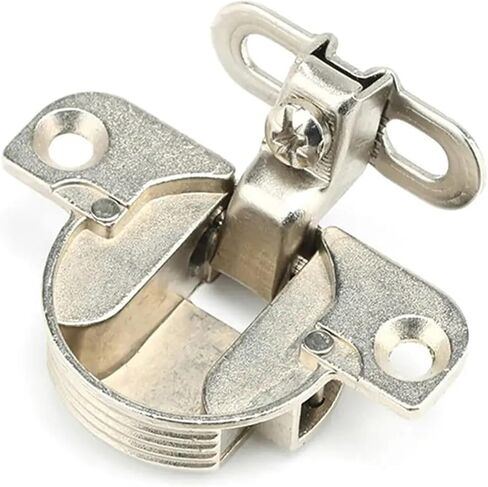 Opening Hole Desk Cabinet Zinc Alloy Wardrobe Inner Hinges Furniture Hardware 1Pcs in Saudi Arabia