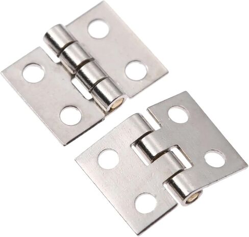 8x10mm Mini Cabinet Hinges Furniture Fittings Small Cupboard Door 50Pcs in Saudi Arabia