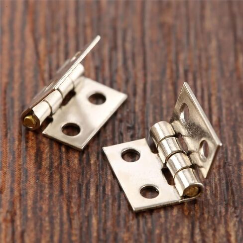 8x10mm Mini Cabinet Hinges Furniture Fittings Small Cupboard Door 50Pcs in Saudi Arabia