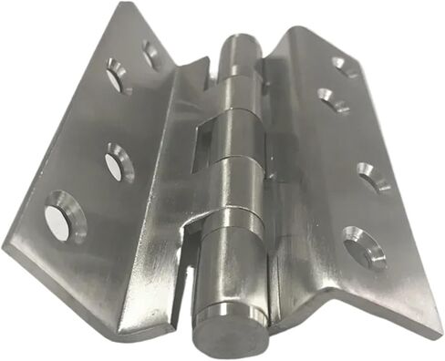 Cabinet Door Stainless Steel Hinge Curved Home Furniture Hardware Decoration Accessories 2Pcs in Saudi Arabia