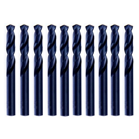 MAXTOOL 9/32 بوصة 10 قطع متطابقة لقم الثقب HSS M2 لقم الثقب القصير، ساق مستقيمة سوداء مطحونة بالكامل؛ SMF02B10R18E10 in Kuwait