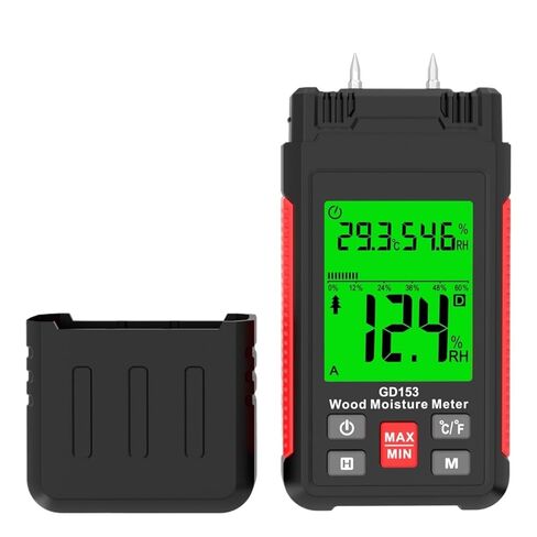 Digital Wood Moisture Meter Wood Humidity Tester Hygrometer Timber Damp Detector LCD Display Cement Brick Moisture Meter in Saudi Arabia