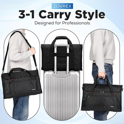 Portable Monitor Carrying Case for 15.6" to 17.3" Monitors — Structured Travel Bag with Padded Protection Shoulder Strap and Luggage Sleeve for Portable Monitors in Saudi Arabia