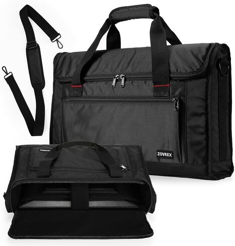 Portable Monitor Carrying Case for 15.6" to 17.3" Monitors — Structured Travel Bag with Padded Protection Shoulder Strap and Luggage Sleeve for Portable Monitors in Saudi Arabia