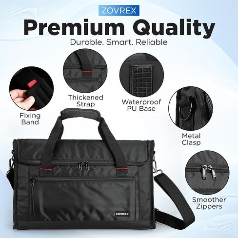 Portable Monitor Carrying Case for 15.6" to 17.3" Monitors — Structured Travel Bag with Padded Protection Shoulder Strap and Luggage Sleeve for Portable Monitors in Saudi Arabia