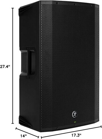 Mackie (2) Thump15A THUMP-15A 1300W 15 بوصة مكبر صوت يعمل بالطاقة (زوج) مع حامل مكبر صوت EMB + ميكروفون EMB وحزمة كابل EMB XLR in Saudi Arabia