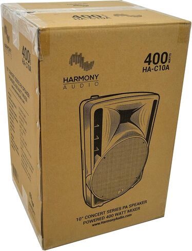 خزانة سماعات Harmony Audio HA-C10A Pro DJ Concert Series مقاس 10 بوصات بقدرة 400 وات PA in Saudi Arabia