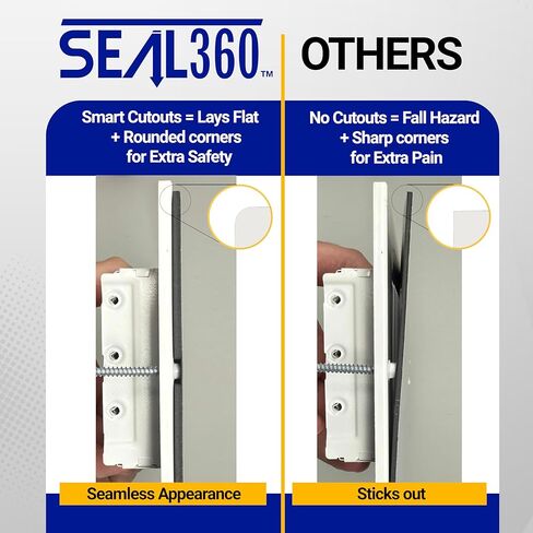 أغطية فتحات تهوية مغناطيسية SEAL360 (3 عبوات)، جيوب للختم الكامل، 5.5 بوصة × 12 بوصة (أبيض) لفتحات الأرضية أو الجدار أو السقف وسجلات الهواء، للمركبات الترفيهية وفتحات التدفئة والتهوية وتكييف الهواء المنزلية وفتحات التيار المتردد، فتحة التهوية غير متضمنة in Kuwait