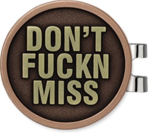 K9King Funny Golf Ball Marker with Magnetic Marker Hat Clip for Men Adult Humor Novelty Ball Markers with Funny Words Unique Golf Accessories Premium for Men or Women Golfers in Kuwait