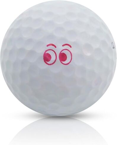 علامة ختم كرة الجولف للعيون - أحمر in Kuwait