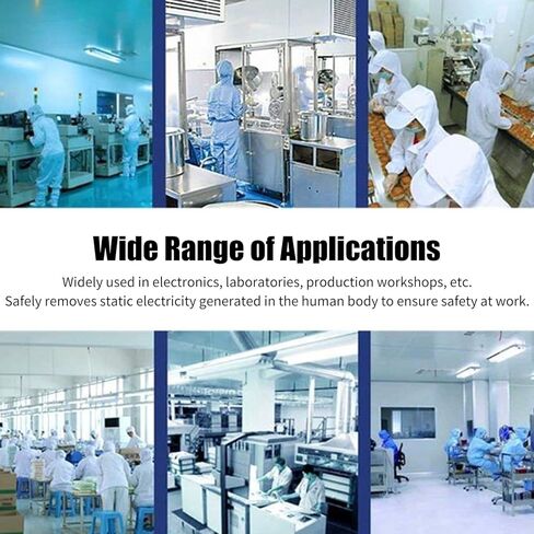 Anti Static Foot Heel Straps, Adjustable Anti Static Ankle Heel Strap Heel Electronic Discharge Band Foot Grounder Heel Grounder, One Size Fits All in Saudi Arabia