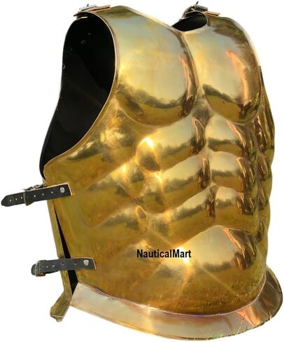 بحري مارت النحاس العتيقة في العصور الوسطى الرومانية اليونانية العضلات درع Cuirass ث / حزام المئزر in Kuwait
