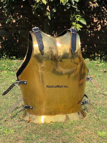 بحري مارت النحاس العتيقة في العصور الوسطى الرومانية اليونانية العضلات درع Cuirass ث / حزام المئزر in Kuwait