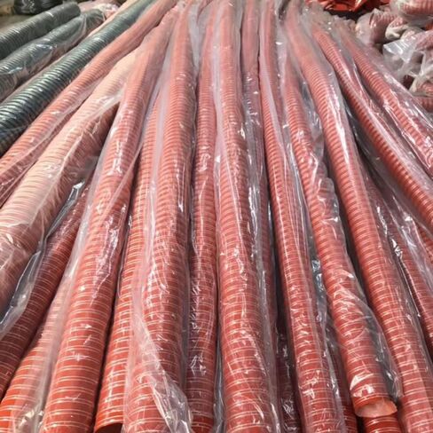 33ft Flexible High-Temp Brake Ducting Hose, Silicone Air Duct for HVAC, Dryer Vent, Industrial Fumes Ventilation Pipe (40mm/1.6") - Durable Cooling & Heating Solution in Saudi Arabia