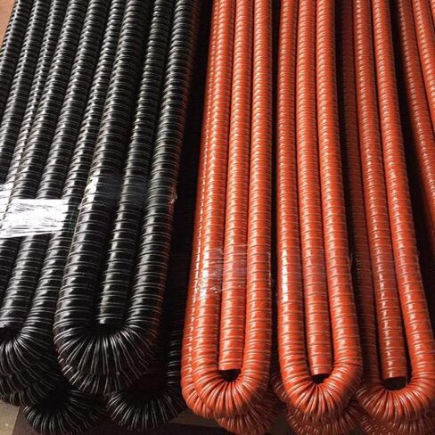 33ft Flexible High-Temp Brake Ducting Hose, Silicone Air Duct for HVAC, Dryer Vent, Industrial Fumes Ventilation Pipe (40mm/1.6") - Durable Cooling & Heating Solution in Saudi Arabia