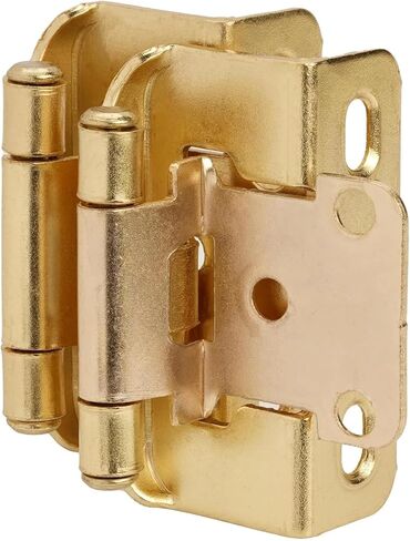 1/2" Hinges Hidden Sprung Electroplated Gold Hardware 10Pcs in Saudi Arabia