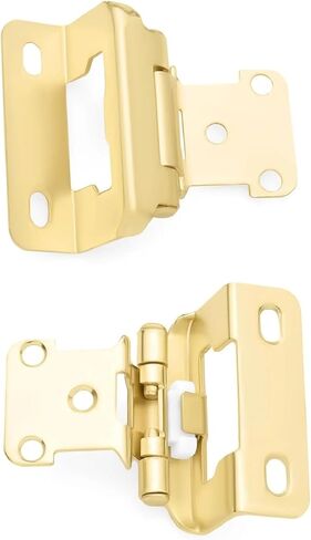 1/2" Hinges Hidden Sprung Electroplated Gold Hardware 10Pcs in Saudi Arabia