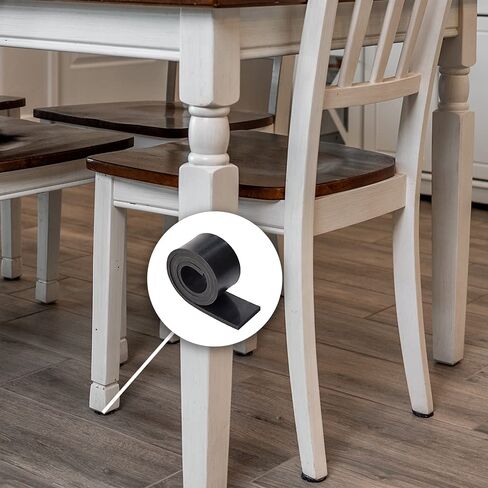 شرائط مطاطية DOBTIM مقاس 1/2(.500) بوصة سميكة × 2 بوصة عرض × 30 بوصة طويلة، لفات مطاطية صلبة تستخدم لمواد الحشوات DIY، الدعامات، الختم، المصدات، الحماية، التآكل، أسود in Kuwait