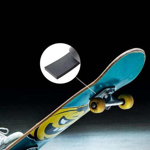 شرائط مطاطية DOBTIM مقاس 1/2(.500) بوصة سميكة × 2 بوصة عرض × 30 بوصة طويلة، لفات مطاطية صلبة تستخدم لمواد الحشوات DIY، الدعامات، الختم، المصدات، الحماية، التآكل، أسود in Kuwait