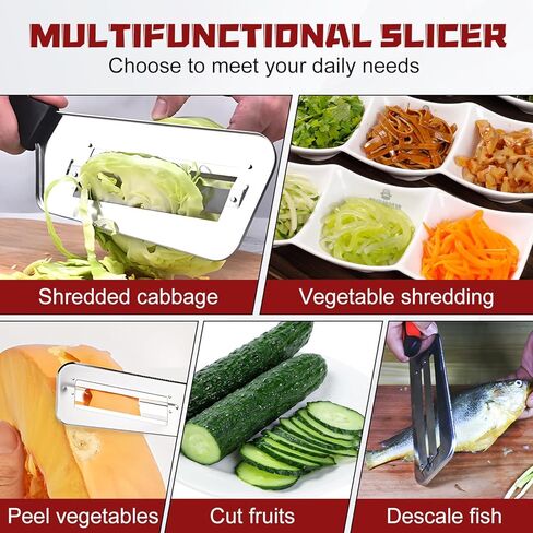 قطاعة خضروات متعددة الوظائف، قطاعة مزدوجة الطبقات من الفولاذ المقاوم للصدأ 2025، قطاعة تقطيع الملفوف، سكين تقطيع من الفولاذ المقاوم للصدأ، سكين تقطيع للخضروات، قطاعة خضروات من الفولاذ المقاوم للصدأ in Kuwait