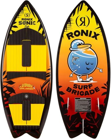 Ronix Boy's Sonic - Fish - Sunset Splash Wakesurf Board in Saudi Arabia
