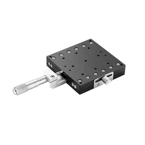 X-axis 90x90mm منصة الضبط الدقيق شريحة تعديل المحمل الخطي اليدوي X90-L X90-C X90-R Cross Rail(X90-L) in Kuwait