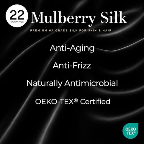 Silk & Chill™ 100% 22 Momme Mulberry Silk Sleep Mask | 3D Contoured Eye Cover | Blackout Sleeping Mask for Women & Men | Silk Eye Mask for Sleep, Travel, and Relaxation [Midnight Black] in Saudi Arabia