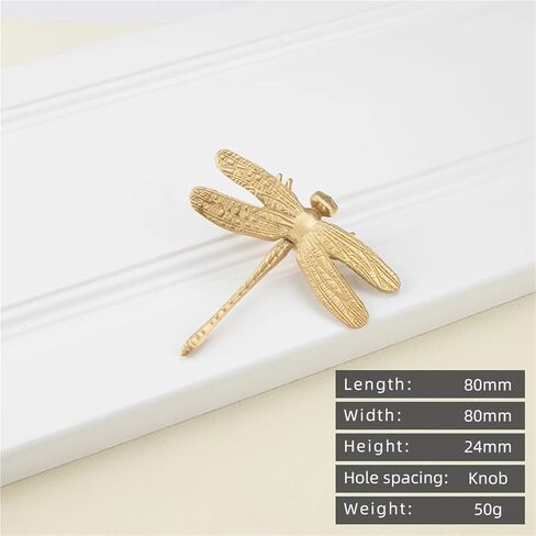 درج خزانة مطبخ بمقبض ذهبي من النحاس الصلب ومقبض طويل قطعة واحدة (6-L-80 مم) in Kuwait