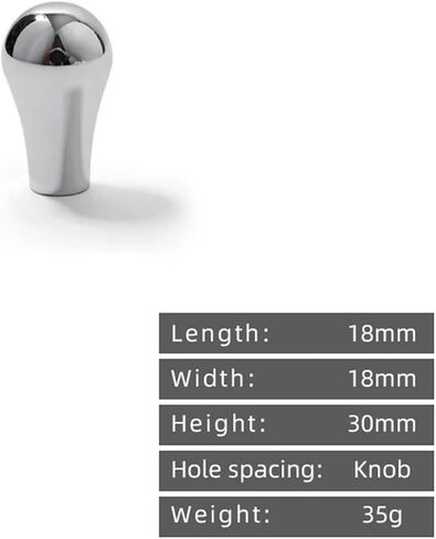 Cream Style Solid Brass Cabinet Pull Handle Furniture Hardware Drawer Silver 1Pcs(17-L-18mm) in Saudi Arabia