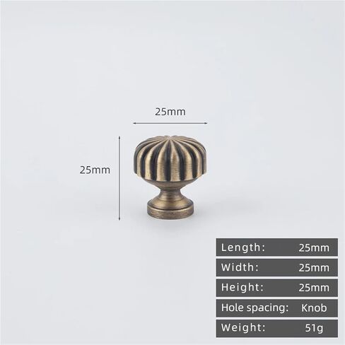 Antique Brass Retro Cabinet Solid Furniture Hardware Drawer Handle 1Pcs(2017.25-Antique) in Saudi Arabia