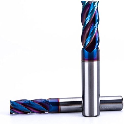 Milling Bits CNC - HRC 65° End Mill Corner Round R0.5 R1.0 Tungsten Steel Cutter 4 Flutes Tools 4mm-12mm Lathe Cutting(R0.5xd12.0xD12xL75) in Kuwait