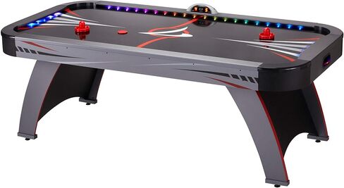 Fat Cat Volt 7 Foot LED Air Hockey Table for Adults with Dual Motor, Automatic Scoring, Music System, Hockey Table with Light Up Playfield in Saudi Arabia