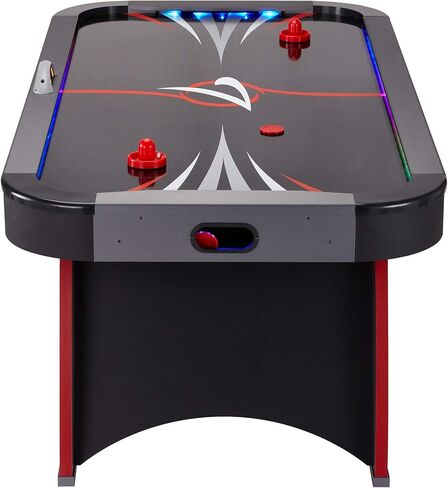 Fat Cat Volt 7 Foot LED Air Hockey Table for Adults with Dual Motor, Automatic Scoring, Music System, Hockey Table with Light Up Playfield in Saudi Arabia