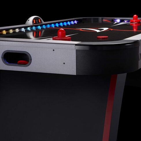 Fat Cat Volt 7 Foot LED Air Hockey Table for Adults with Dual Motor, Automatic Scoring, Music System, Hockey Table with Light Up Playfield in Saudi Arabia