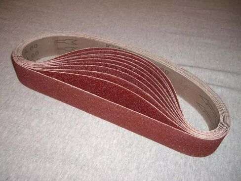 1-1/2 x 30 inch Sanding Belt 10 PCS 24 Grit Belt Sander Sandpaper Pipe Polisher in Kuwait